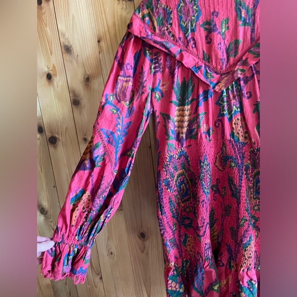 FARM Rio Red Floral Mini Dress - Picture 12 of 14